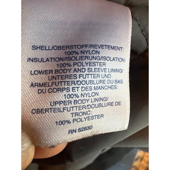 Lands End The Outfitters Black Long Hooded Coat M - Picture 5 of 5